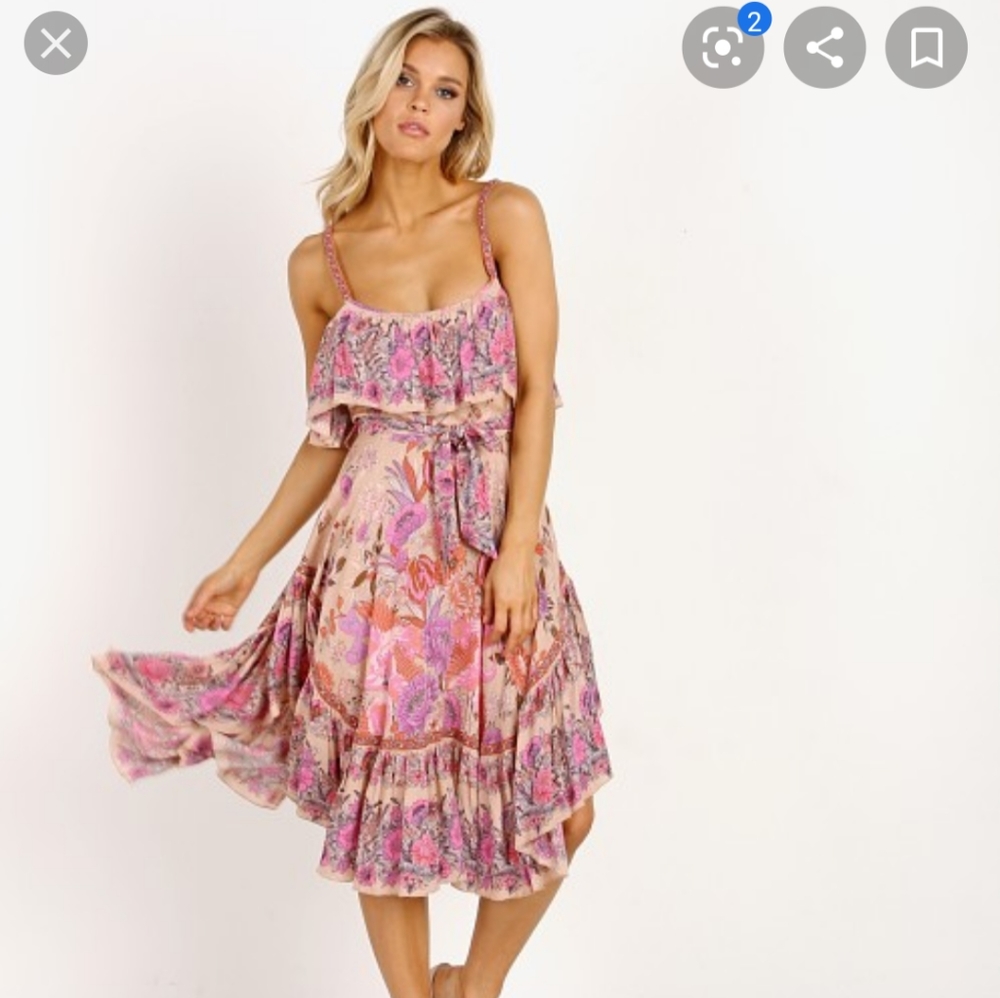Spell Siren Song Strappy Dress - Picture 7 of 14